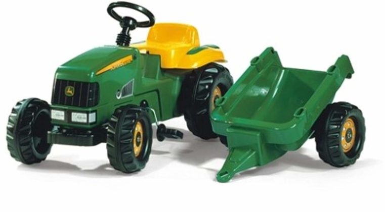 John Deere Traktor sa prikolicom