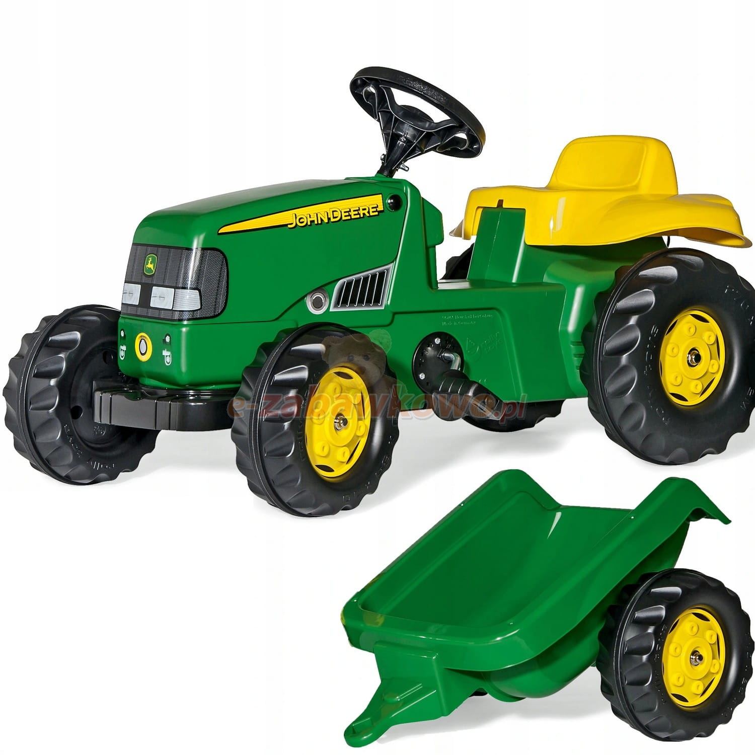 John Deere Traktor sa prikolicom
