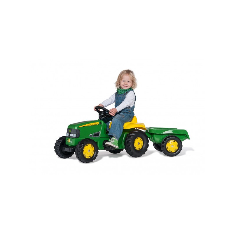 John Deere Traktor sa prikolicom