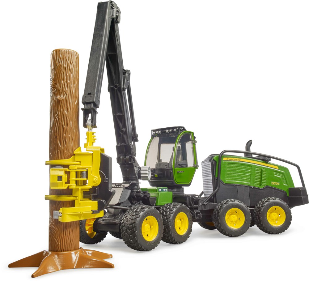 Bruder Traktor J.D. sa kasikom za drva