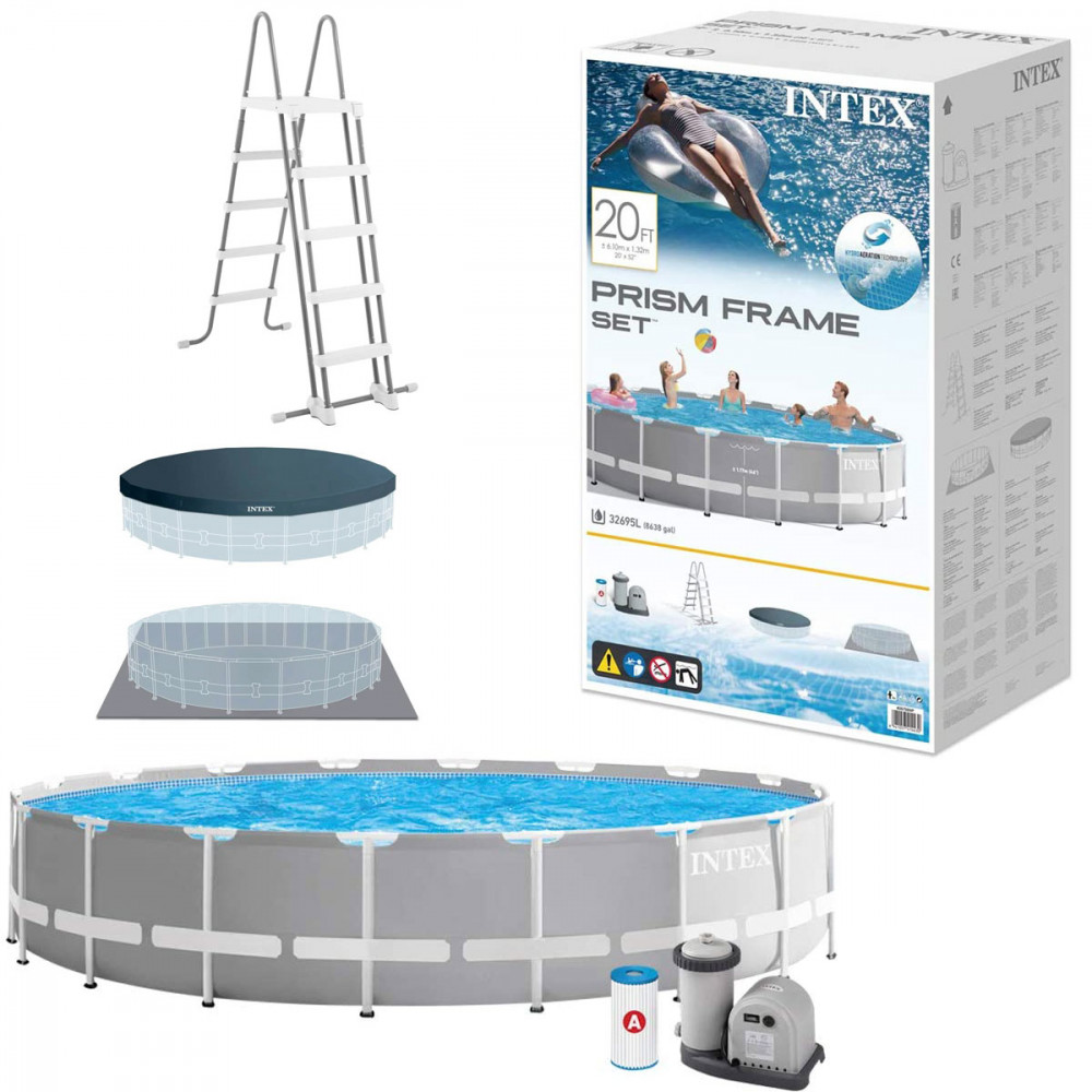 INTEX Bazen 610 x 132 (26756) Prism Frame 