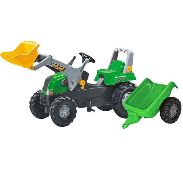 ROLLY TOYS Traktor sa kasikom i prikolicom