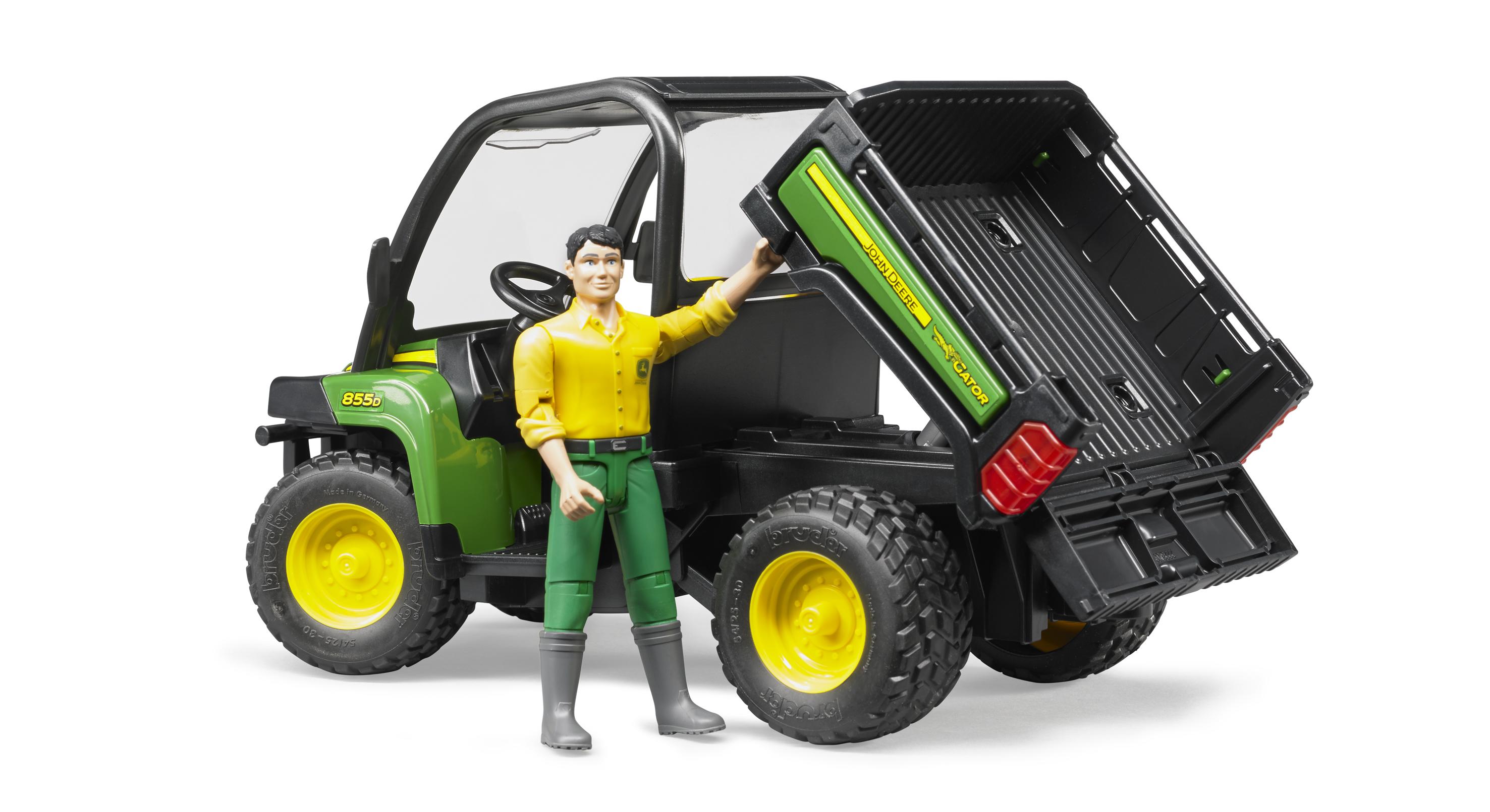 Bruder Gator J.D. XUV855D sa vozacem